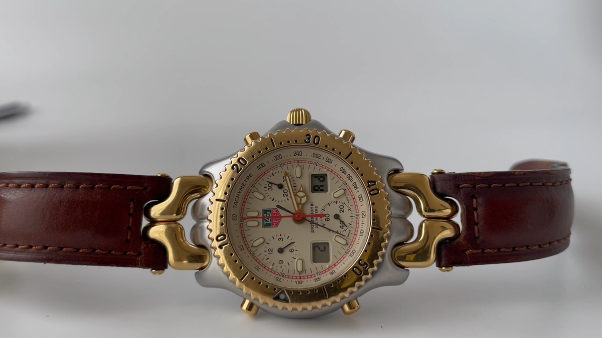 TAG Heuer S/el S25.706 SENNA model Chronograph Quartz Ivory TAG Heuer S/el S25.706 SENNA model Chronograph Quartz Ivory