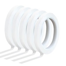 5 Rolls 2/5" Whiteboard Tape 10mm Thin Dry Erase Chart DIY Art 216ft Roll