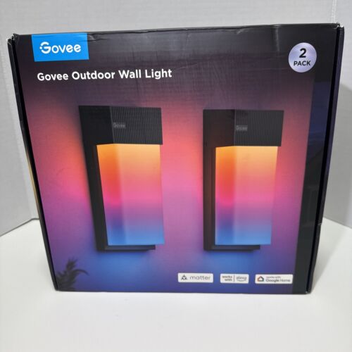 Govee 2-Pack Outdoor RGBIC Smart String Lights, Waterproof, App Control