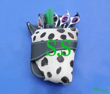 PROFESSIONAL HAIRDRESSING SCISSORS TOOLS HOLDER HOLSTER POUCH BAG LEOPARD BK-001