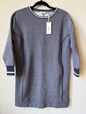 Vinyard Vines BNWT Varsity Sweatshirt Dress Deep Bay Heather MEDIUM