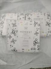 Honest Baby 100 Organic Cotton Changing Pad Cover With Skulls, Set Of 3