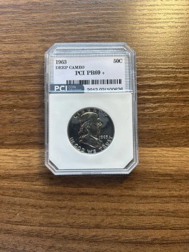 1963 DCAM PR69 Franklin Silver Half Dollar