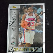 Topps 1996-97 Grant Hill #HC4 Holding Court Detroit Pistons NBA Basketball Card