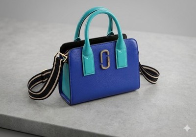 Mark Jacob's Leather Tote Small Multicolors. Great Condition Pre-Owned