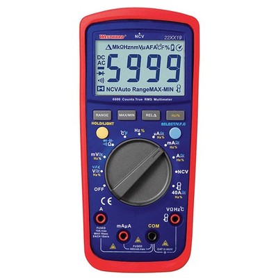 WESTWARD 22XX19 Digital Multimeters,60 Ohms,6000 Counts 22XX19