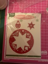 Marianne Designs Stencil And Stitching On Round Circle 3 Pieces