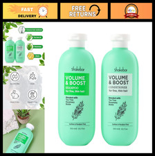 Biotin  Tea Tree Oil Shampoo Set with Rosemary Conditioner - Hair Thickening, S