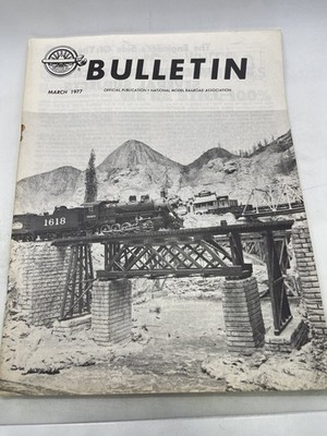 NMRA Bulletin Magazine March 1977 Model Railroad Association Trains Issue 435