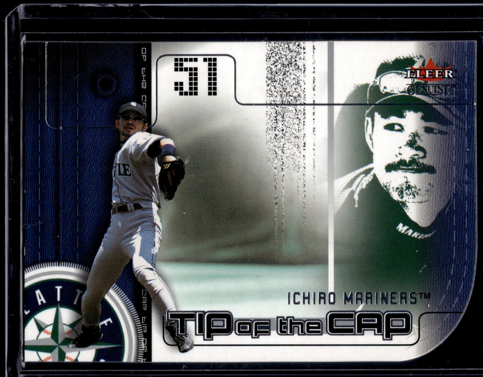 2002 Fleer Genuine #TC20 Ichiro Suzuki  Tip of the Cap NM HOF