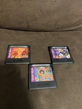 Sega Game Gear Lot Jungle Book Deep Duck Trouble Lion King 3 Game Cartridges