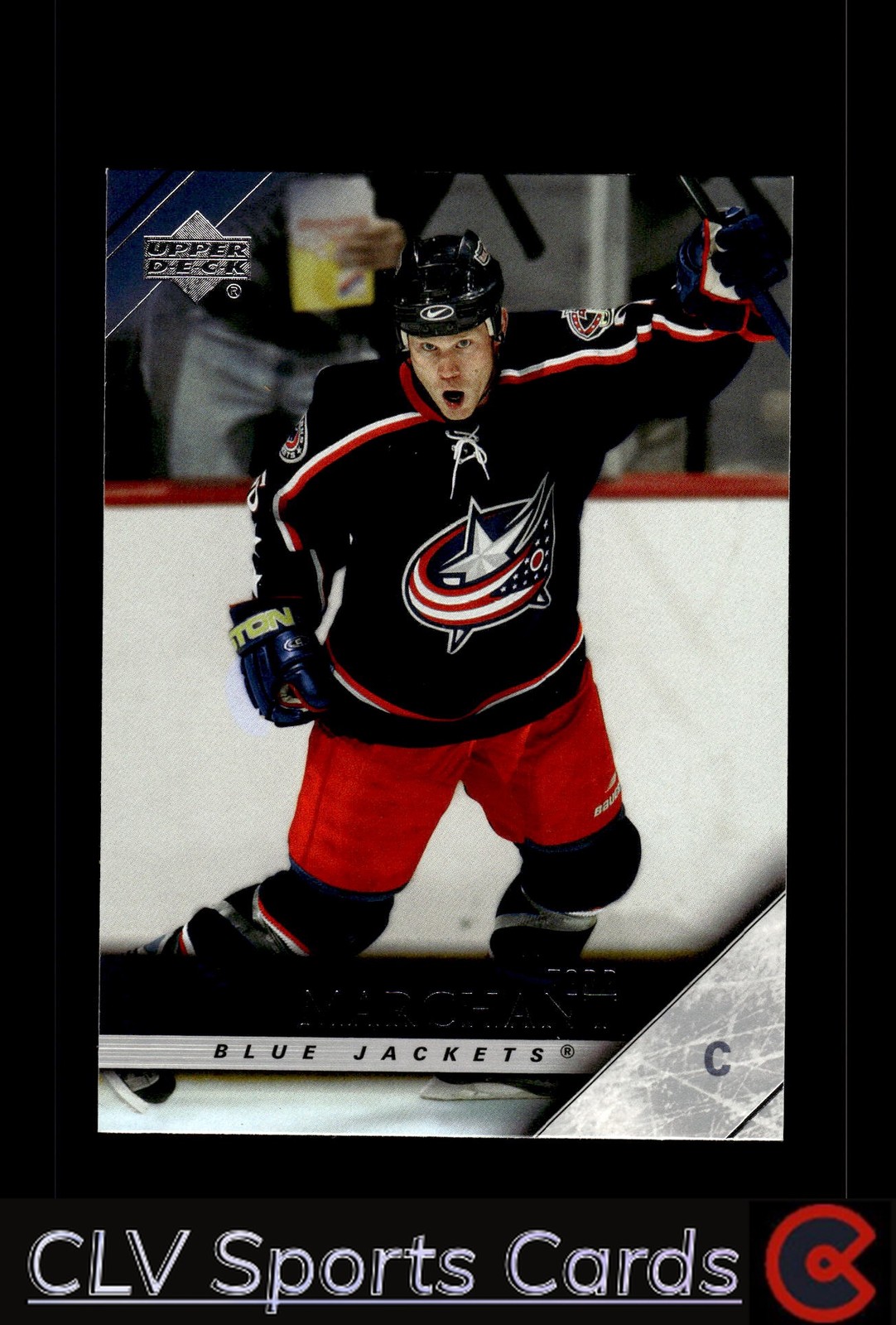 Hockey sports Upper Deck Todd Marchant Columbus Blue Jackets Near Mint or Better
