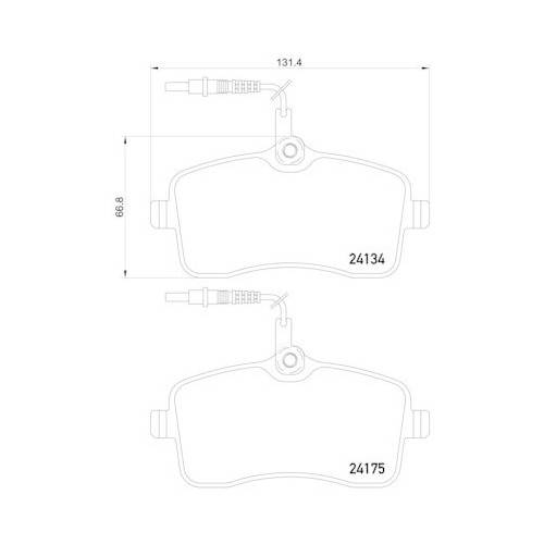 Bremsbelagsatz Scheibenbremse Brembo P61109 Prime Line FüR CitroëN Peugeot-image