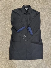 JW Anderson Uniqlo Squirrel Trench Coat Jacket Black Size S