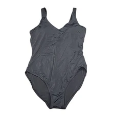 TYR Ladies UPF 50+ One Piece Swimsuit X-Large Size Black Cruise Beach Swimwear