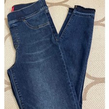 SPANX Distressed Ankle Skinny Jeans, Size medium, 20203R