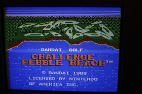 Bandai Golf: Challenge Pebble Beach (NES, 1989) Catridge Only - Tested!