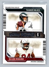 2023 Panini Contenders #24 Tanner McKee / Elijah Higgins Round Numbers