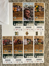 Green Bay Packers 2008 USED Season tickets w/ envolope Tickets delivered in