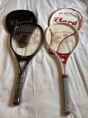 2- Kids Mid Plus Bard Tennis Racket And Bards Junior Tennis Racket VGC.