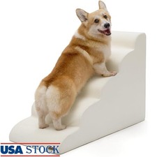 Pet Ramp Stairs Non Slip Foam Joint Friendly Support Small Medium Dogs New