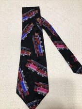 VTG NECK TIE 90'S Looney Tunes Mania Bugs Bunny Duck Taz Marvin Warner Brothers