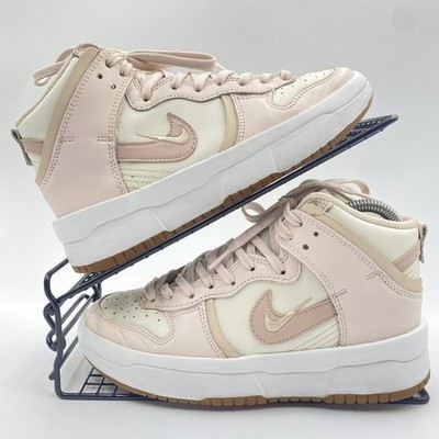 Nike Dunk High Up Rebel Pink White Sneaker Größe UK 4 Damen Leder DH3718-102