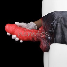 Penis Sheath Male Bigger Sleeve Girth Reusable Condom Extender-Enlarger-Enhancer