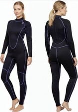 Wetsuit Women, 3mm Neoprene Full Body Wet Suit Women's for Cold Water, Thermal