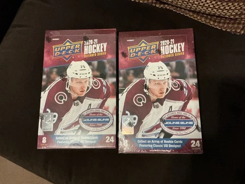 2020-21 Upper Deck Extended Series Hockey 2 Hobby Boxes Factory Sealed "Tracked"