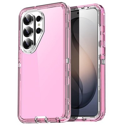 AICase for Samsung Galaxy S26 Ultra Clear 3 in galaxy Ultra, Pink
