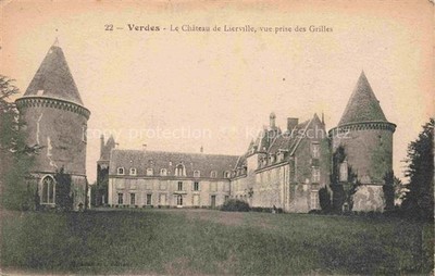 Verdes BLOIS 41 Loir-et-Cher Chateau Lierville vue prise des Grilles