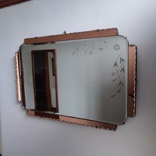 Vintage Art Deco Etched and