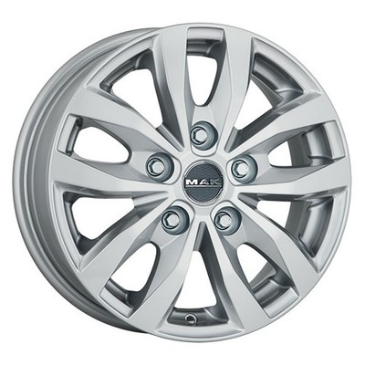 ALUFELGE MAK LOAD 5 FUR FIAT DOBLO N1 7X17 5X108 SILVER HIL