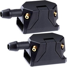2pcs Adjustable Windshield Washer Nozzles, 3-Way Universal Aimable Car Front