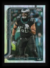 2025 Topps Chrome Football Jaelan Phillips #192 - Refractor