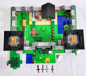 Vintage Lego Retired Minecraft 'The Fortress' 21127  Set 99.99% Complete! No Box