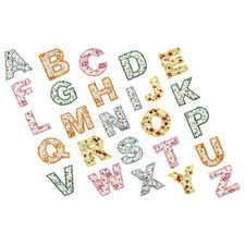  26 Pcs Embroidered Iron Alphabet Patches Embroidery Self Adhesive