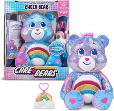 Care Bears Cheer Bear Sequin, 9" Fun Size Plush