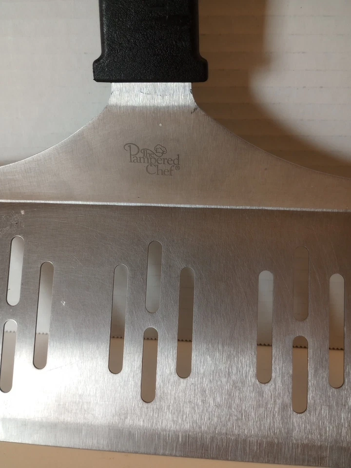 БАЛОВАННЫЙ ШЕФ-ПОВАР лопатка тернер барбекю гриль из нержавеющей стали Jumbo большой 8 «ширина без крышки - Изображение 4 из 4