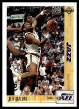 1991-92 Upper Deck Jeff Malone Utah Jazz #166