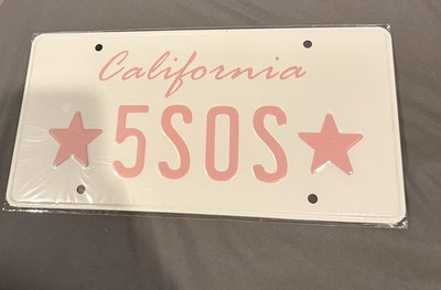 5 Seconds Of Summer 5SOS Los Angeles License Plate Everyone s A Star Tour