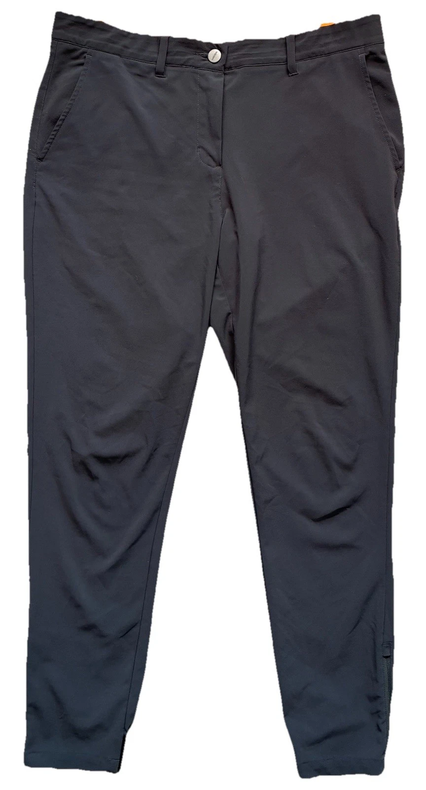 Macade Golf Pants Mens 34x30 Grey Slim Fit Jogger Performance Chino Zip Ankle
