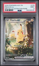 PIKACHU EX SIR 276/217 POKEMON ASCENDED HEROES 2026 PSA 9 MINT on eBay