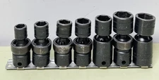 Snap-On 207IPFM 7 Piece 3/8"Dr 6Pt Metric Shallow Impact Swivel Socket Set
