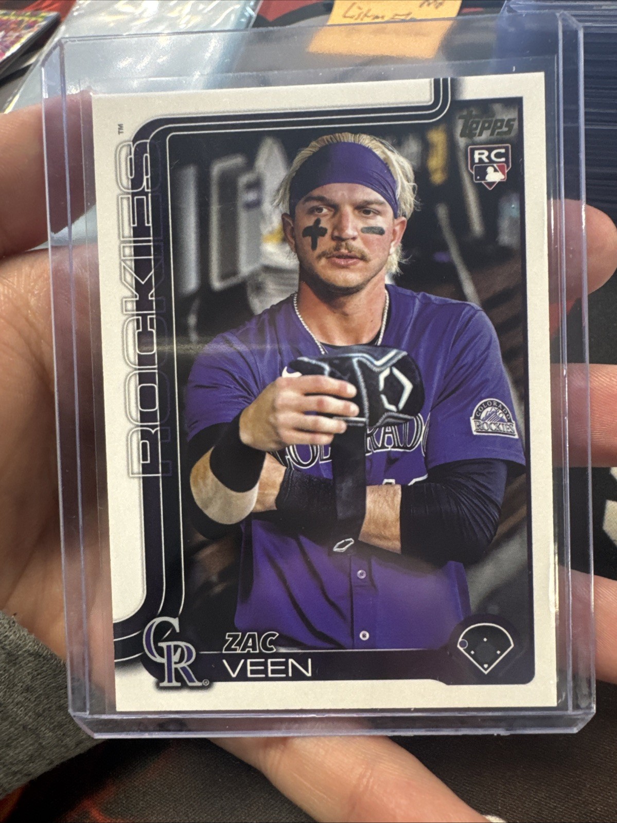 2025 Topps Update Series - Zac Veen #US286 Golden Mirror Image Variations (RC)