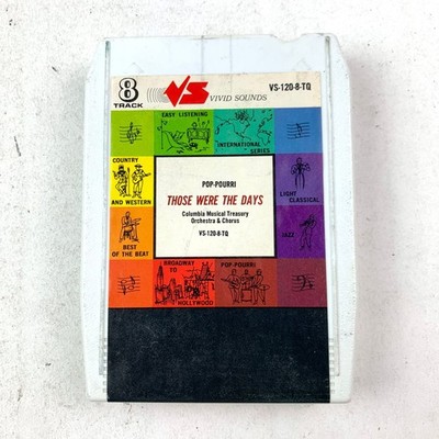 Columbia Musical Treasury Orchestra & Chorus Those Were The Days 8-Track Tape