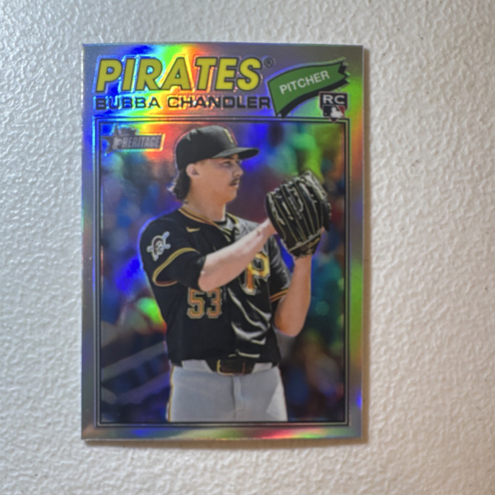 Bubba Chandler - 2026 Topps Heritage Chrome Refractor #265 Pittsburgh Pirates