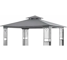  Replacement Gazebo Canopy for 10 x 12 Regency II Patio Gazebo Model L Gray