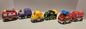 Vtech Go Go Smart Wheels Interactive Vehicles Light & Sound Mixed Lot (6) TESTED